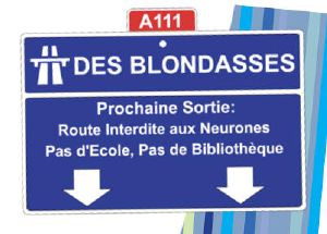 Plaque de Porte Autoroute Blondasses
