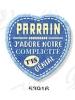 Magnet coeur Parrain